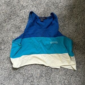 Vintage cropped Nautica tank top